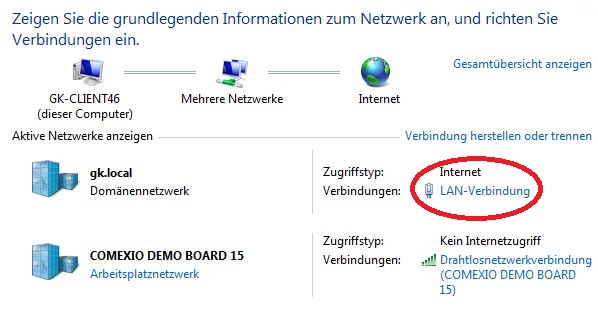 LAN-Verbindung