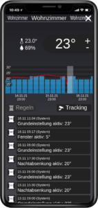 Smartphone Heizung